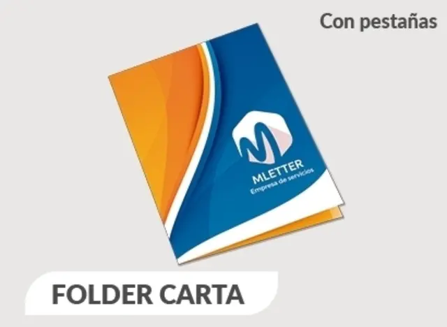 Folder tamaño carta impreso